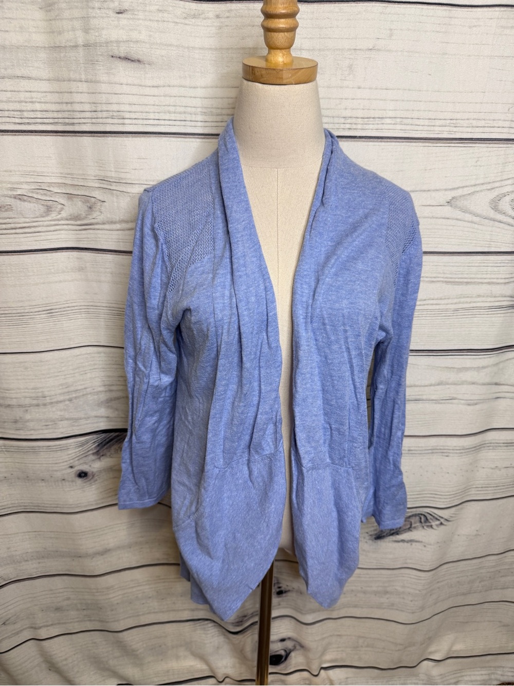 Cupio Light Lavender Open-Front Cardigan